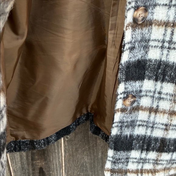 Universal Thread Plaid Wool-Blend Jacket - Picture 5 of 6